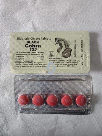 Buy Black Cobra (Sildenafil Citrate) 150mg - Image 2
