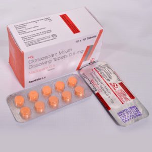 Alternative view of Clonazepam tablets