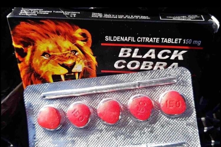 Black Cobra 150mg Pills – Authentic Sildenafil Citrate for ED Treatment